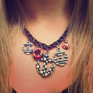 Betsey Johnson Anchor necklace
